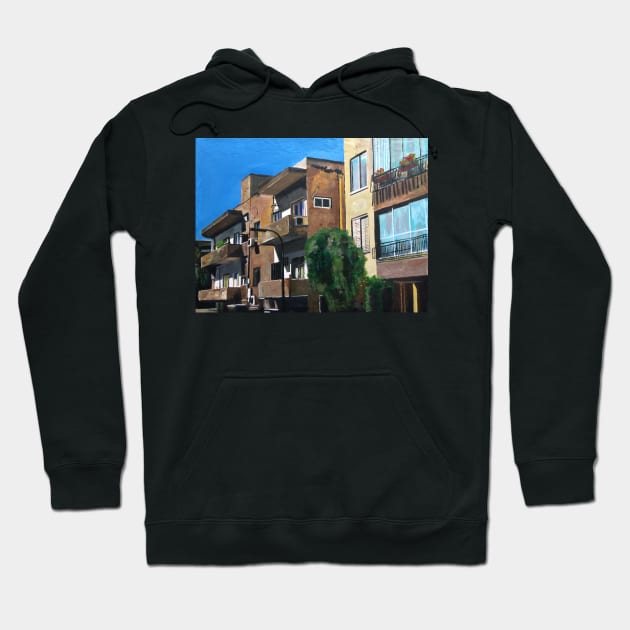 Next Year On The Balcony, Tel Aviv Hoodie by golan22may